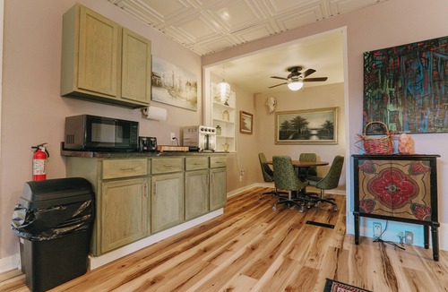 Manitowoc Apartment | Pink Door Loft - Conveniently located in the downtown district of Manitowoc