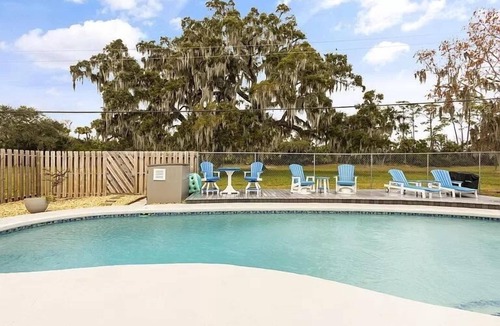 Holly Hill House | Pool Home & Backyard Oasis, Sleeps 8, 2 car garage