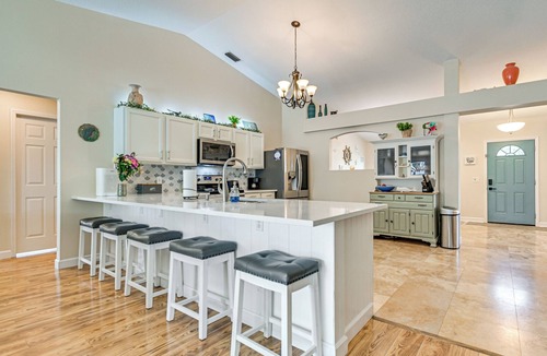 Rockledge House | Pool, Hot Tub, Outdoor Kitchen Near Cocoa Beach