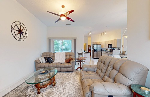 Palm Harbor House | Prime House with lanai, private pool, BBQ, and water views