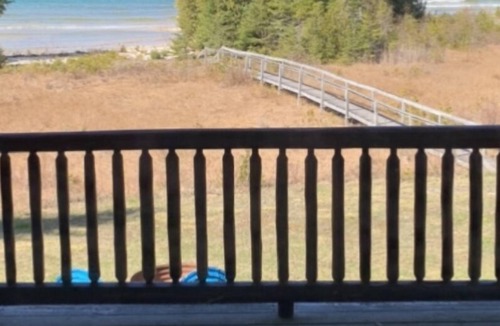 St Ignace Cabin | Private 4 Acre Home on Lake Michigan Minutes From Action In Downtown St. Ignace.