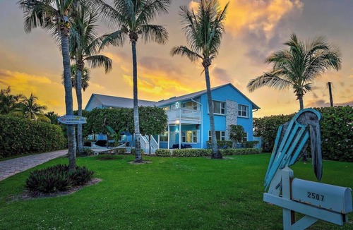 Fort Pierce Shores House | Private Beach Compound - 4 Units - Sleeps 30+, Pets OK