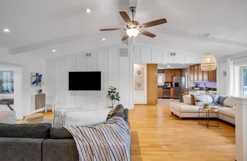 Palm Harbor House | Private Corner Oasis with Heated Saltwater Pool