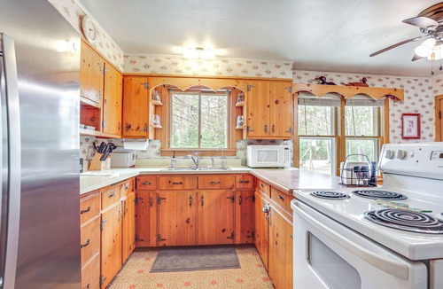 Eagle River Cottage | Private Dock, Deck & Yard: Deerskin Lake Retreat!