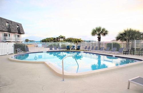 Avon By The Sea Condo | Relax in this Beachside Beauty with Oceanfront Heated Pool and Rooftop Deck