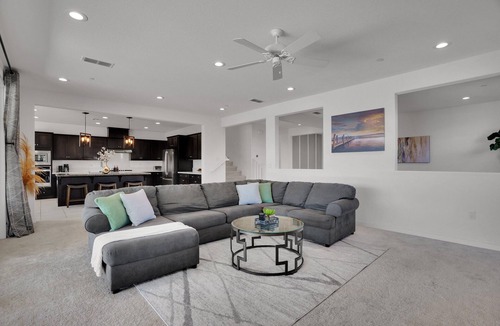 Lathrop House | Resort-Style Lake Waterfront Executive Home 5BR, Office, Dock Access, Balcony
