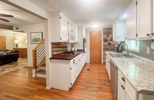 Whispering Pines Cabin | Riverside Hideaway: Peaceful Forest Cabin with Private River & Red Rock Views