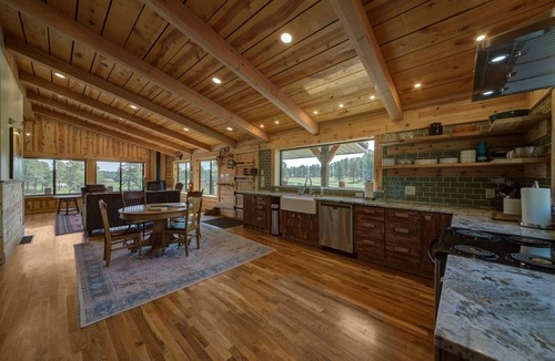 Colonial Pine Hills Cabin | Rustic Custom Timber Frame Cabin