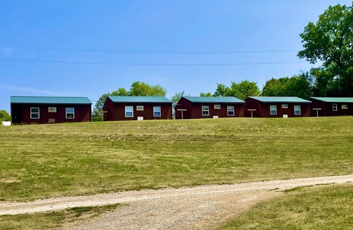 Moscow Cabin | Rustic Sleeping Cabin #15 sleeps up to 12 guests. Cabin with no water.