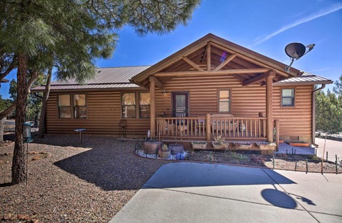 Show Low House | Scenic Show Low Cabin with Huge Deck and Grill!