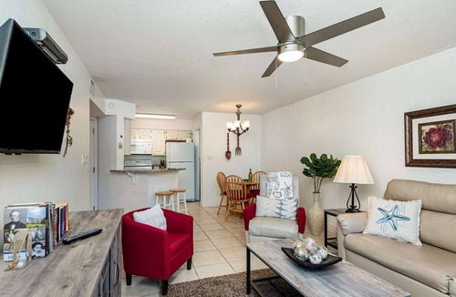 Ocean Side Village Apartment | Serene Pondside Getaway
