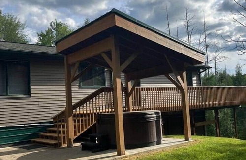 Stambaugh House | Ski getaway with hill view and hot tub- Upper Unit