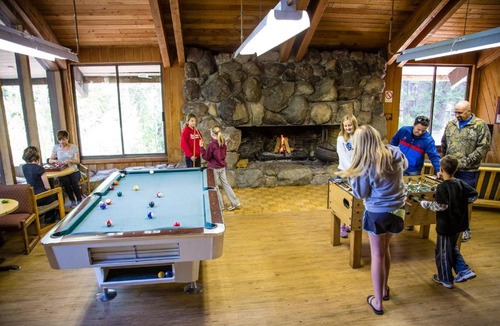Emigrant Gap Resort | Snowflower Camping Resort 16 ft. Yurt 10