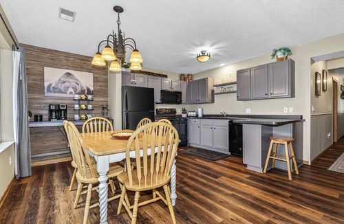 St Germain Condo | Spacious Black Bear lakefront condo with private dock!