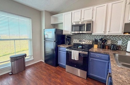 Corpus Christi Condo | Spacious Coastal Escape with Stunning Water Views From Balcony