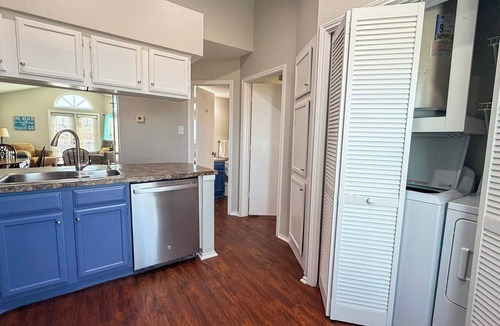 Corpus Christi Condo | Spacious Coastal Escape with Stunning Water Views From Balcony