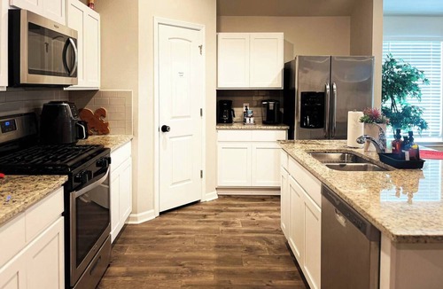 Lake Charles House | Spacious Home Base with Private Office—Perfect for Remote Work