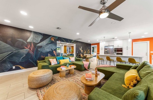Lake Clarke Shores House | Spacious Outdoor Tikki + TV, Heated Pool & Game Room