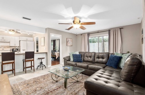 Gainesville House | Spacious Pet Friendly 3BR House with Private Fenced Yard and Car Garage