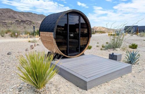 Study Butte-Terlingua House | Stardust Big Bend Luxury A-Frame#3 with a fab view
