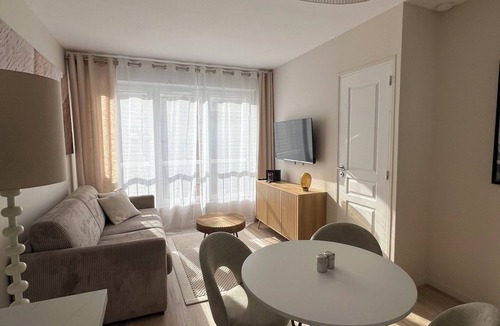 Le Touquet-Paris-Plage Apartment | Studio 4 pers, sleeping area, Beach & Market 150M walk and private parking