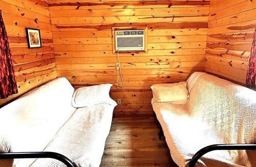 Sturgis Cabin | Sturgis SD. Camping Cabin with 2 Full Size Futons in Beautiful Blackhills