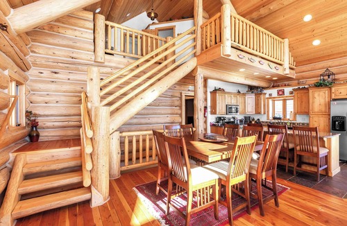 Powder Mountain House | 'The Nest' Rustic Luxury Cabin with Hot Tub & Stunning Views at Powder Mountain