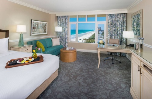 Daytona Beach Shores Hotel | The Shores | Coastal King Balc | Pool cabanas, s’mores | 2 Units