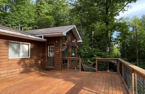 Highlands East Cottage | Unique feature cottage, forest, trail, lake & more.