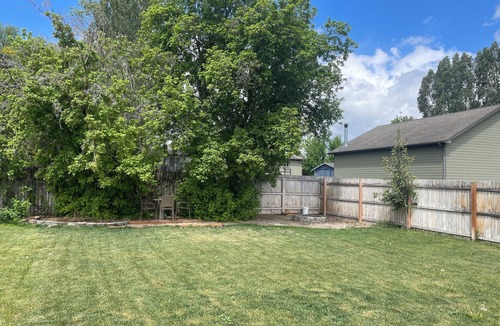Hyrum House | Updated country home sleeps 8 firepit mountain view close to Hyrum Reservoir