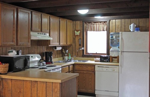Bessemer Ski Chalet | Vacation Home in Quiet Wooded Setting with Beautiful Scenic Views from Living