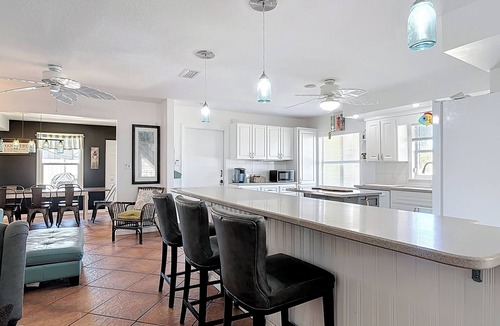 Daytona Beach House | Walk One Block to Beach, Pool, Spacious for Families, Sleeps 12