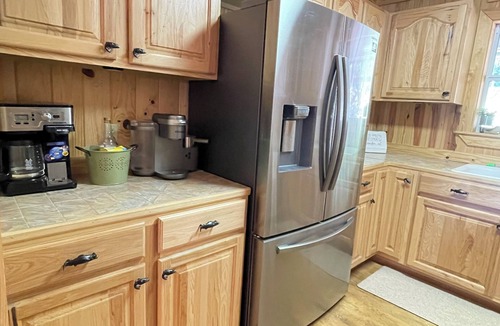 Camden Cabin | Waterfront 3 Bedroom Camden Cabin with Gorgeous Views, Firepit and Dock