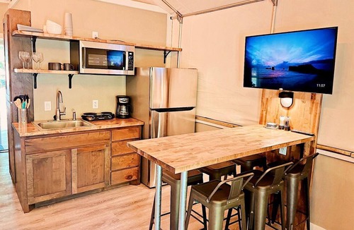 Sutherland Springs RV Rental | Waterfront Cabin #15 near San Antonio, Texas