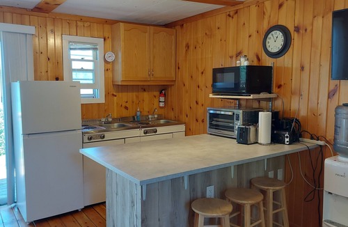 Combermere Condo | Waterfront Cottage Suite, 2 Bdrm 2 Bath, Beach, Firepit, Dock, Deck BBQ Sleeps 6