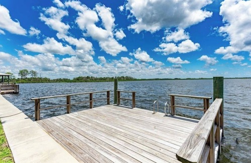 Dixie Shores House | Waterfront Gulf Escape with Dock, POOL, BEACH CHAIRS AND KAYAKS