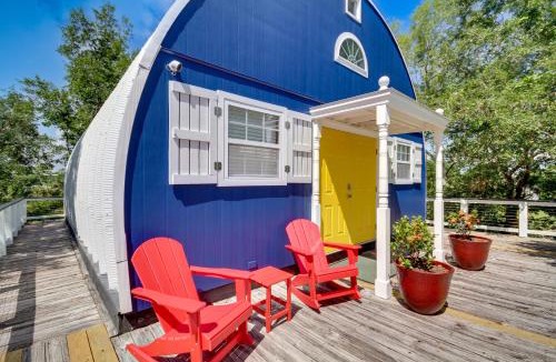 Bay St Louis House | Wraparound Deck: Unique Bay St Louis Home on Canal