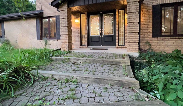 2-storey, 3,000 sq.ft house on 2 acres with large deck and gazebo