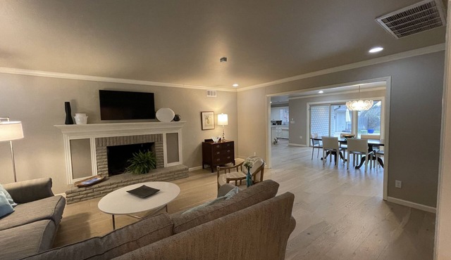 4 BDRM Ranch with POOL, just replastered, ping pong; 1 block off Nichols Hills