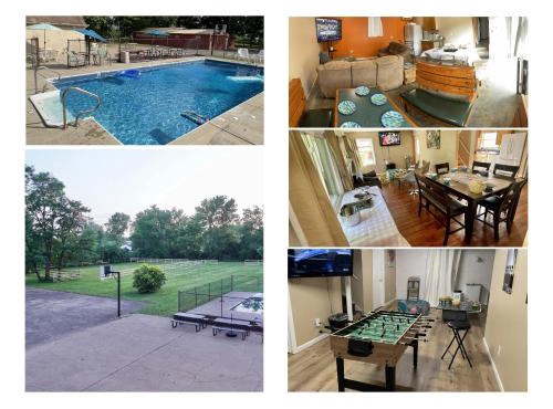 4BR, 4Ba Home with Game Room, Lounge Areas, Pool, Outdoor Space, Office & Exercise Room - Pet-Friendly