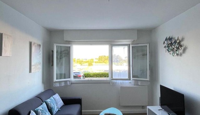Appartement dos à la marina - Proche de la plage