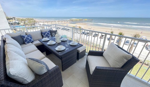 Aruba Unit 802 4 BR Direct Oceanfront Condo - Large Balcony