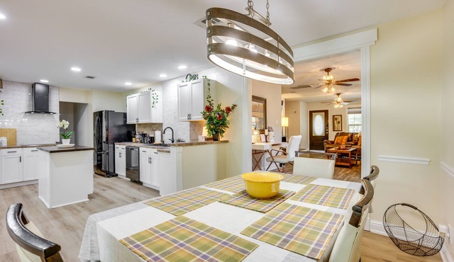 Backyard, Deck & Fire Pit: Conroe Getaway in Conroe