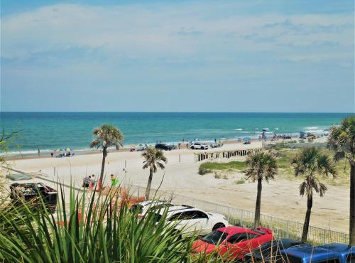 Beachside Bliss Ocean-View Condo with Pool and Private Beach Access