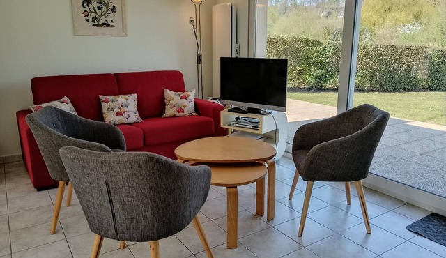 Charming Coastal Villa with Private Garden, Terrace & Fireplace in Saint-Jean-le-Thomas