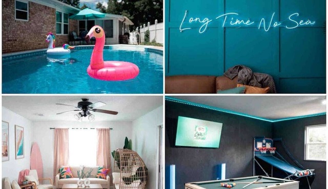 Cool Blue BnB · Pool~Huge Game Room~Golf~5Min