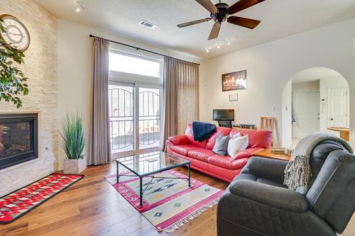 Covered Patio & Private Yard: Albuquerque Retreat