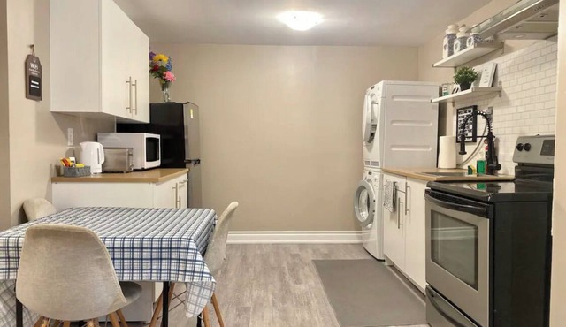 Cozy full basement w/parking