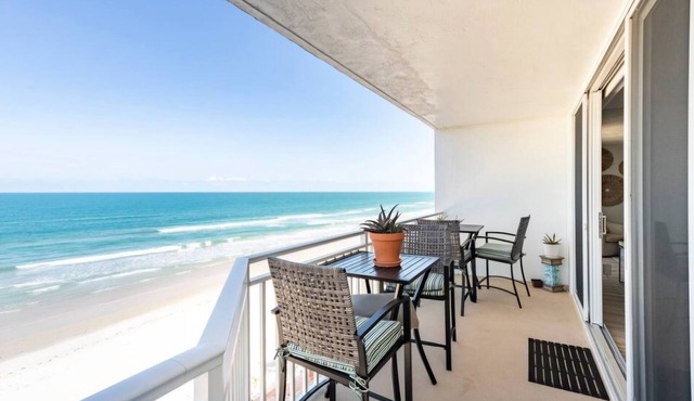 Direct Oceanfront Ponce Inlet. Sleeps 6. 5 star rating on all platforms!