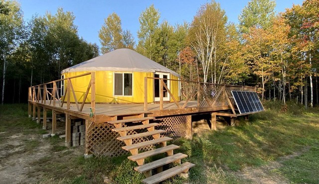 Eco-Friendly Yurt Ideal for Glamping in Ontario